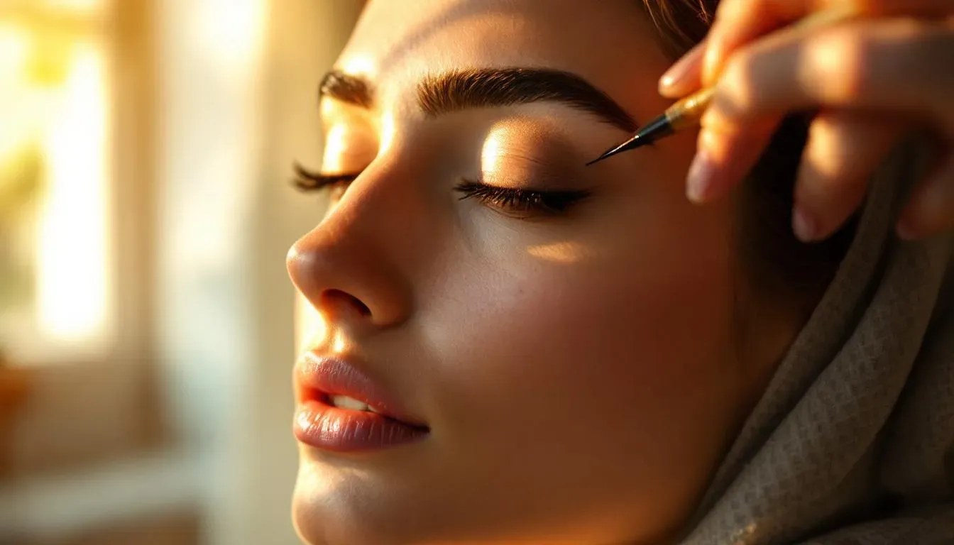 henna de sobrancelhas castanho escuro na cangaíba